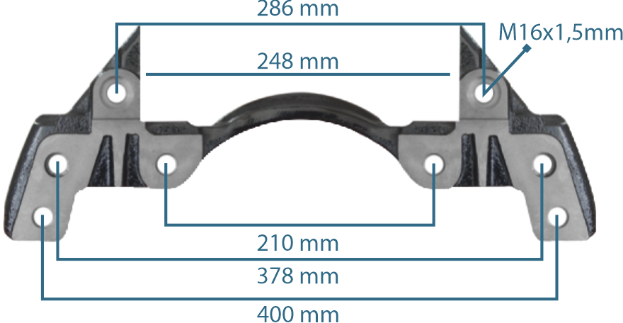 Caliper Carrier 22.5" Front (Left&Right)